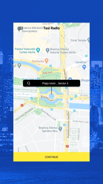 Radio Center - Aplicatie taxi pentru Android si iOS